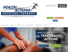 Tablet Screenshot of healthactionspa.com